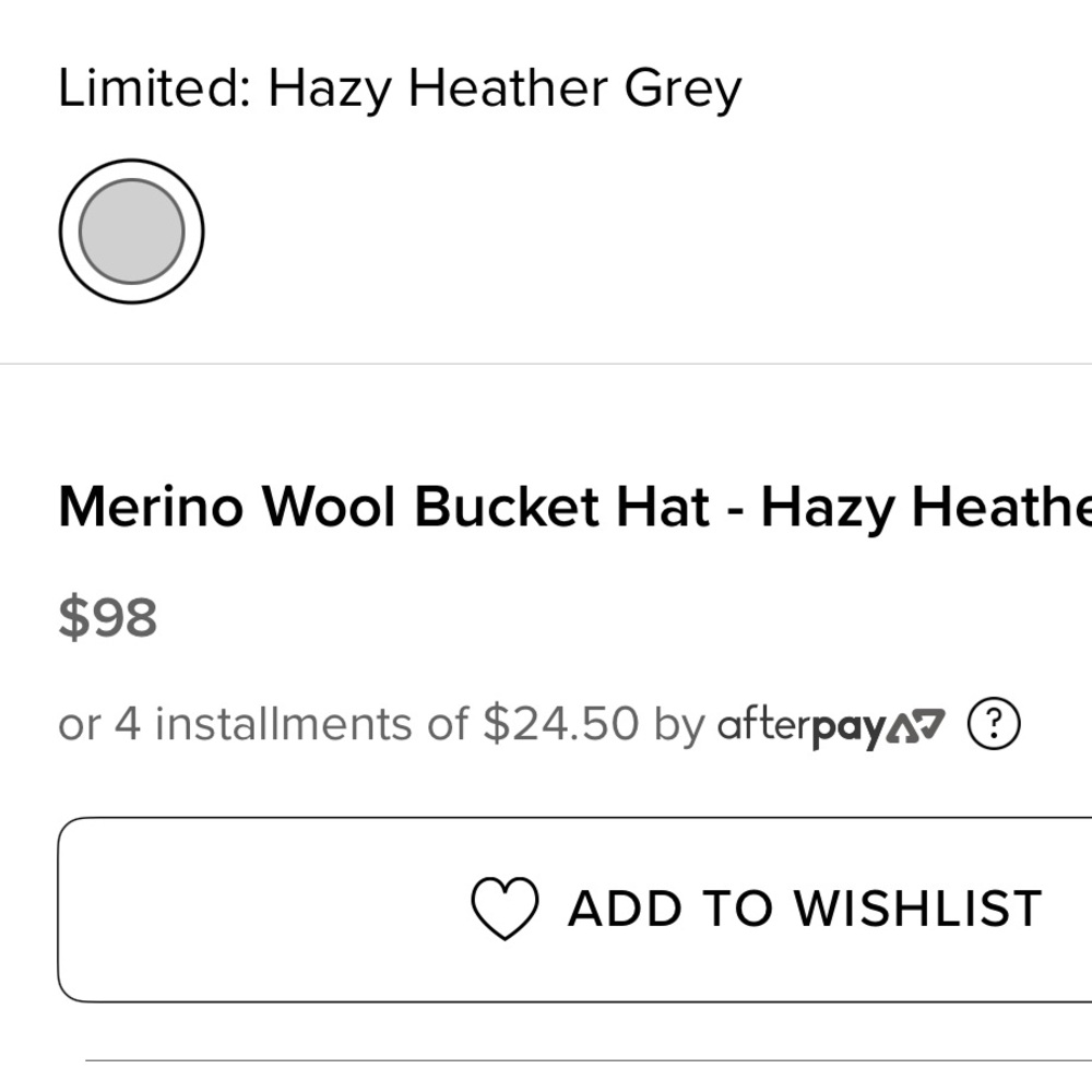 Alo Yoga Merino Wool Bucket hat - Picture 4 of 6